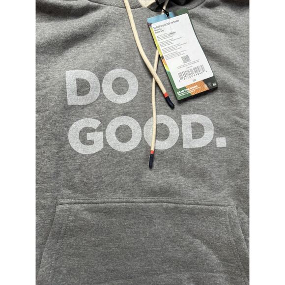 Cotopaxi Hoodie Womens Small Heather Grey Do Good Organic Pullover Fleece Logo - Picture 4 of 9